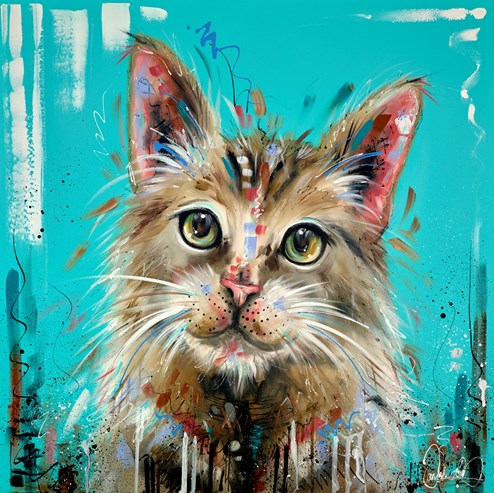 Curiosity by Samantha Ellis - Original Painting on Box Canvas